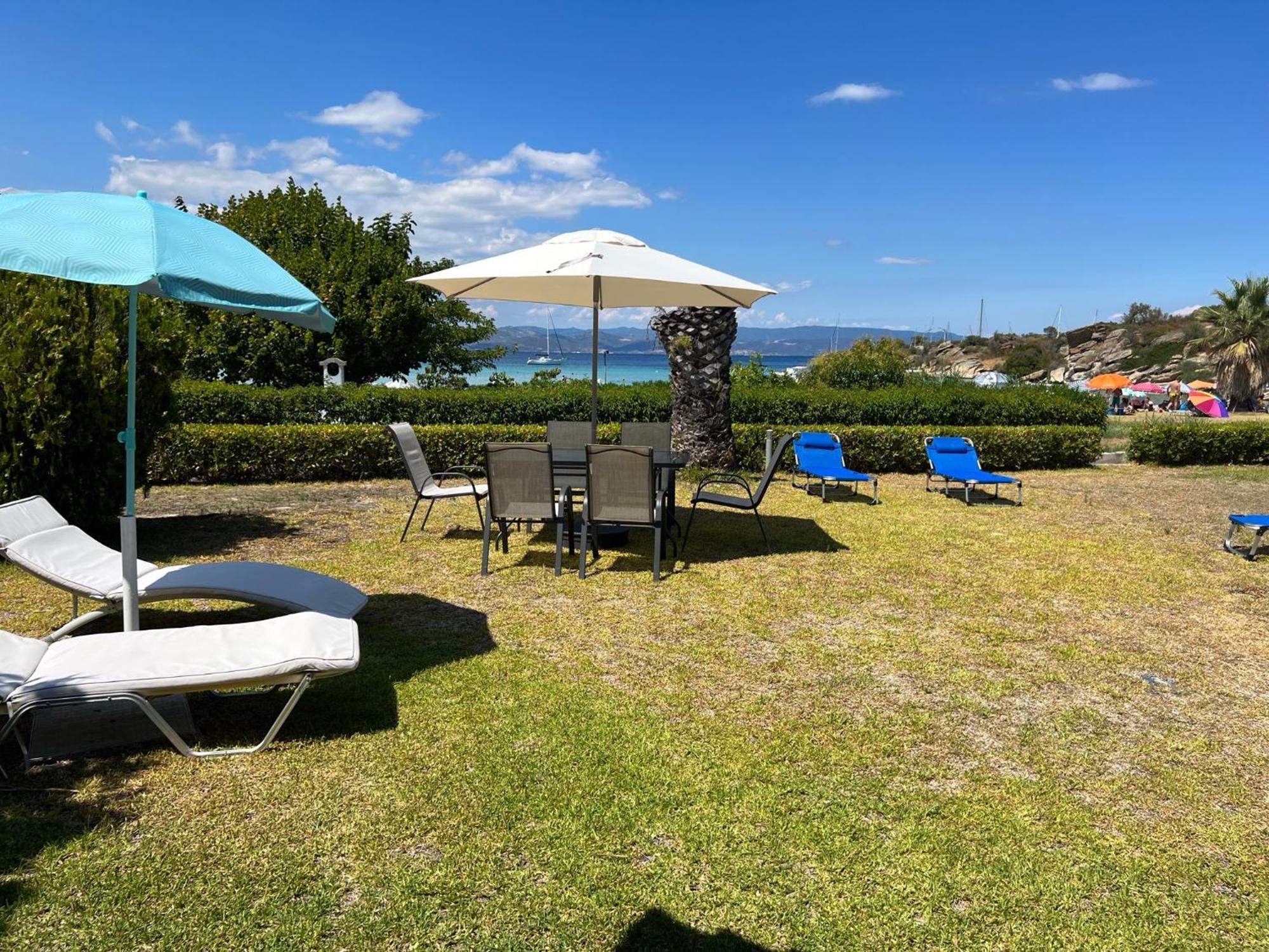 Beach House Seafront Villa Latoura Ormos Panagias Exterior foto